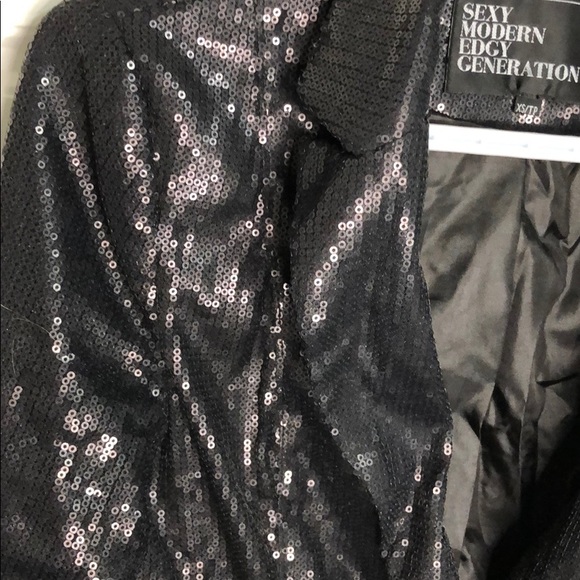 Sexy Modern Edgy Generation bling blazer jacket - Picture 3 of 8